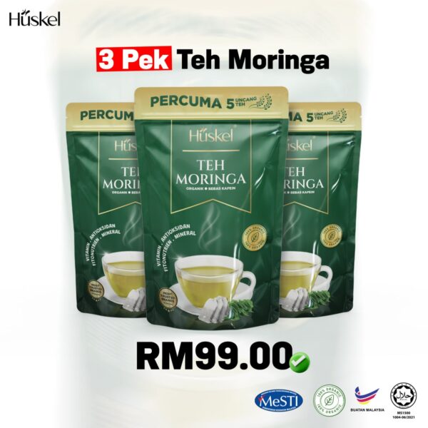 3 Paket Teh Moringa