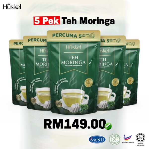 5 Paket Teh Moringa